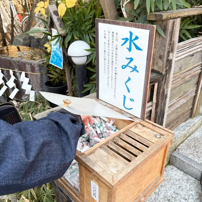 水みくじの写真
