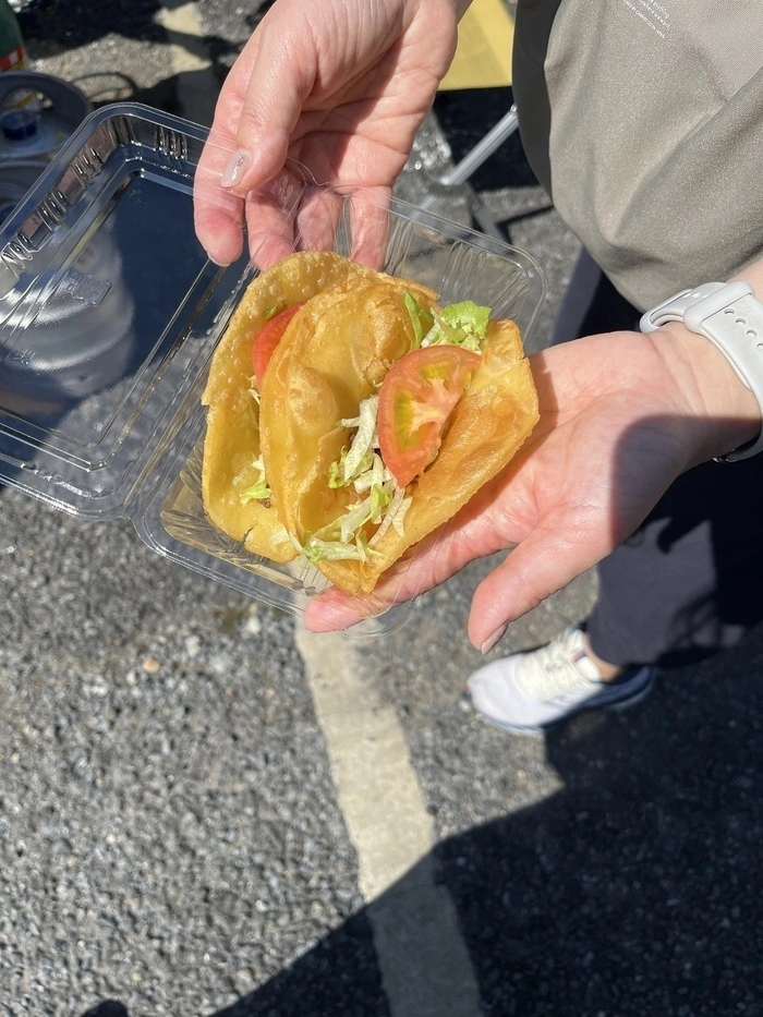 購入したタコスの写真